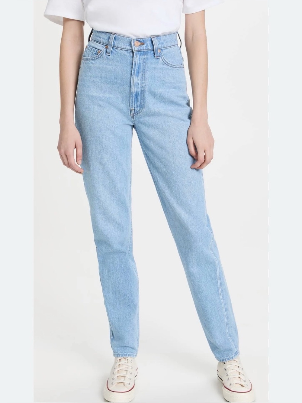 NWOT MOTHER SNACKS! High Waisted Twizzy Skimp Jeans in Just A Nibble - Size 26 - Picture 4 of 14